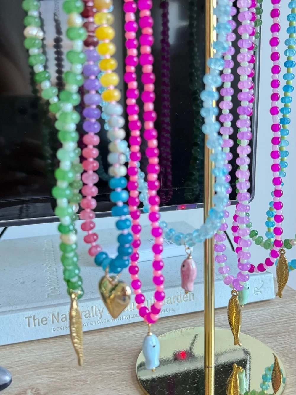 Handmade beaded necklace